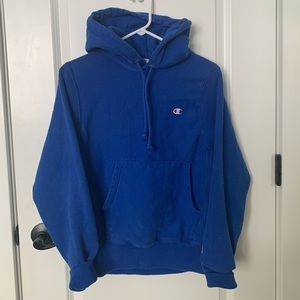 Women’s blue champion hoodie